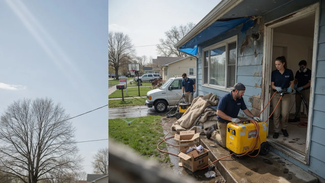 Basement Flood Cleanup in Burden, KS near me